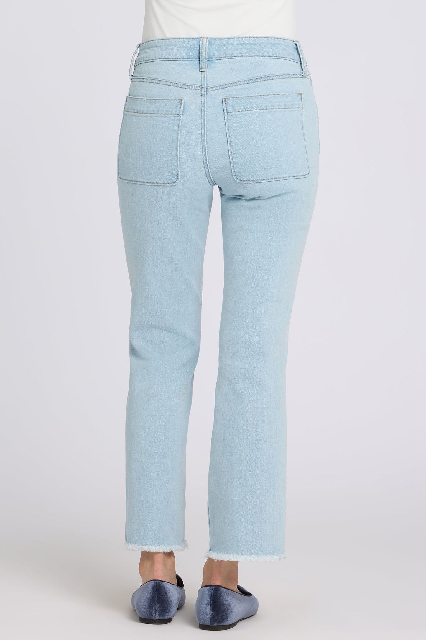 Marilyn Straight Ankle Jeans - Sky Valley