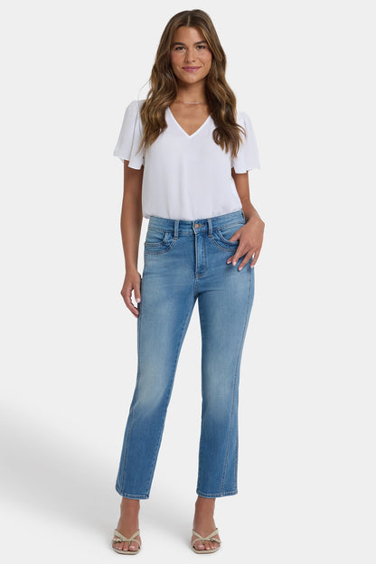 Marilyn Straight Ankle Jeans - Port Sea