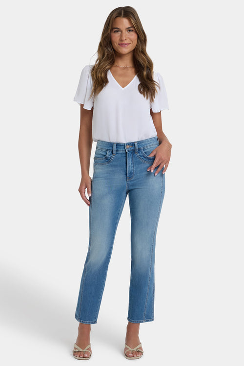 Marilyn Straight Ankle Jeans - Port Sea