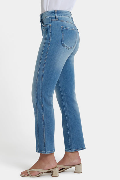 Marilyn Straight Ankle Jeans - Port Sea