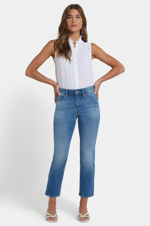 Marilyn Straight Ankle Jeans - Pacifica
