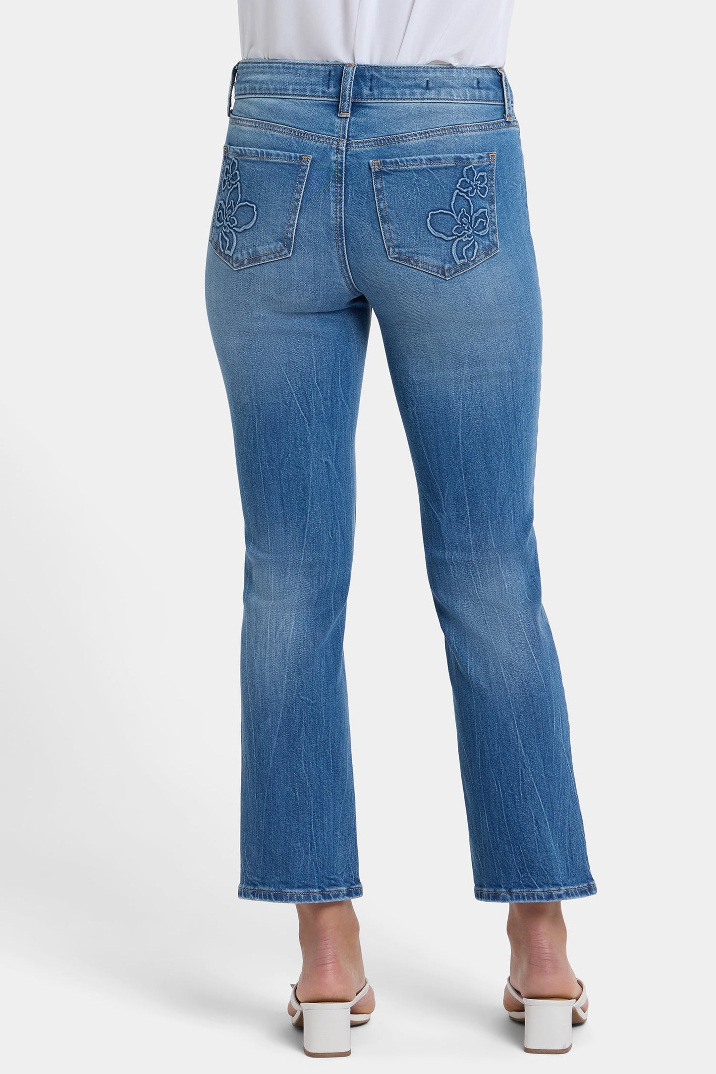 Marilyn Straight Ankle Jeans - Pacifica