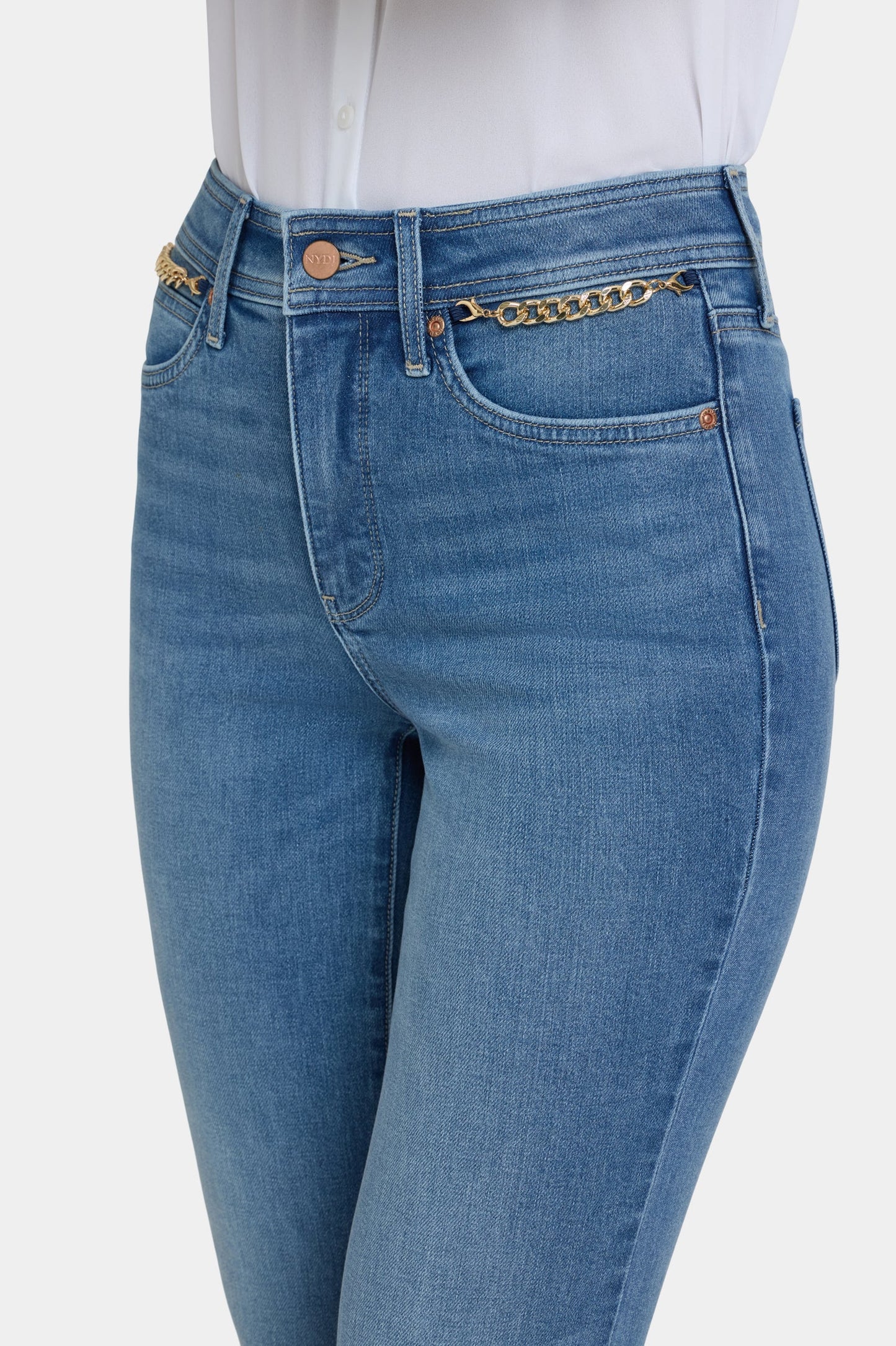 Marilyn Straight Jeans - Bastille Sea