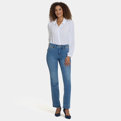 Marilyn Straight Jeans - Bastille Sea