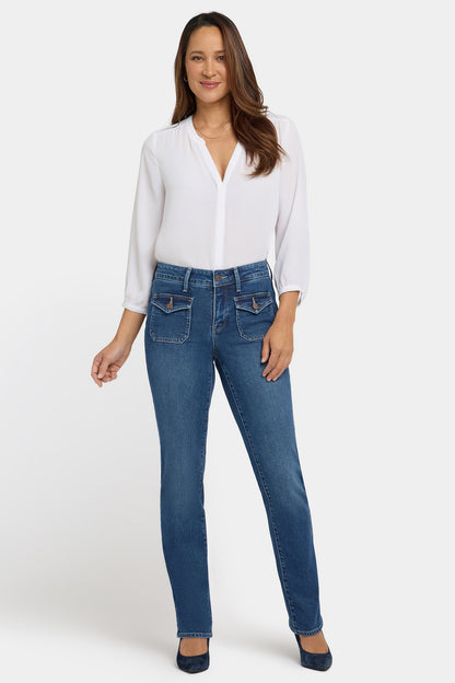 Marilyn Straight Jeans - Lake Notre-Dame