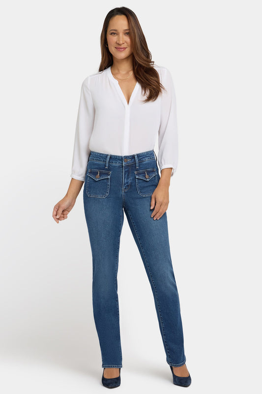Marilyn Straight Jeans - Lake Notre-Dame