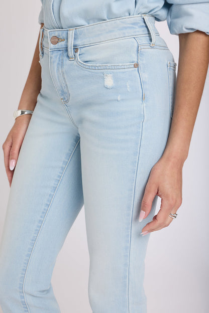 Sheri Slim Straight Ankle Jeans - Sky Valley