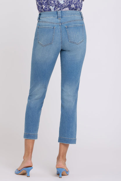 Sheri Slim Straight Ankle Jeans - Port Sea