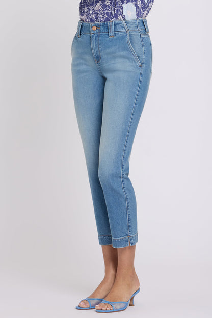 Sheri Slim Straight Ankle Jeans - Port Sea