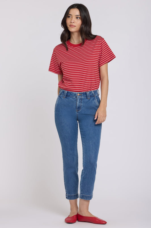 Sheri Slim Straight Ankle Jeans - Salton