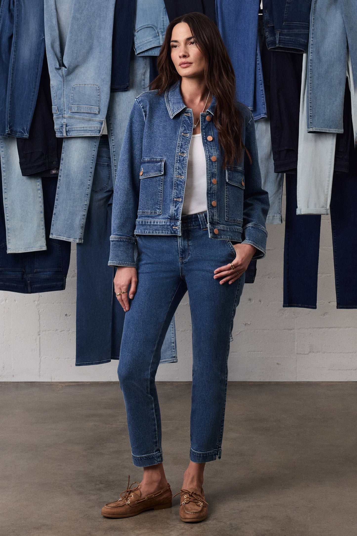 Sheri Slim Straight Ankle Jeans - Salton