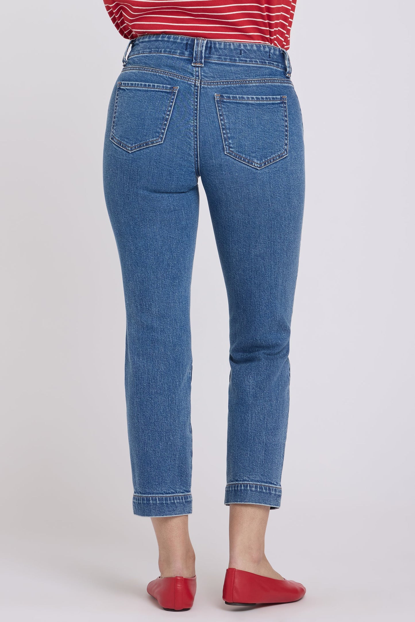 Sheri Slim Straight Ankle Jeans - Salton