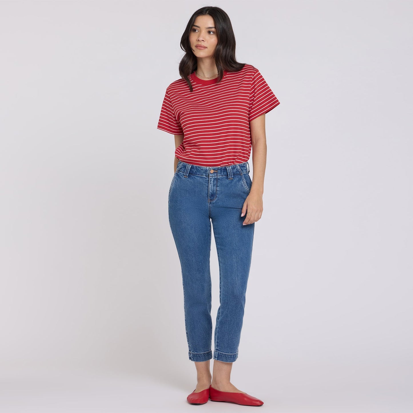 Sheri Slim Straight Ankle Jeans - Salton