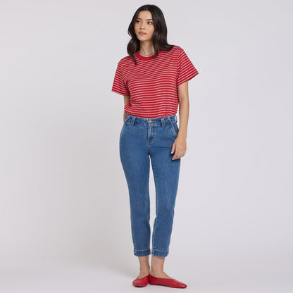Sheri Slim Straight Ankle Jeans - Salton