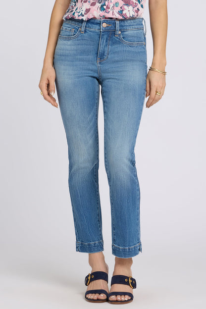 Sheri Slim Straight Ankle Jeans - Pacifica