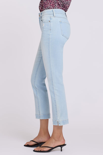 Sheri Slim Straight Ankle Jeans - Sky Valley
