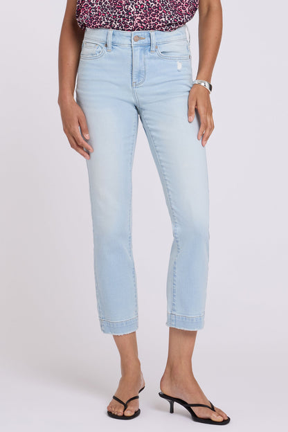 Sheri Slim Straight Ankle Jeans - Sky Valley