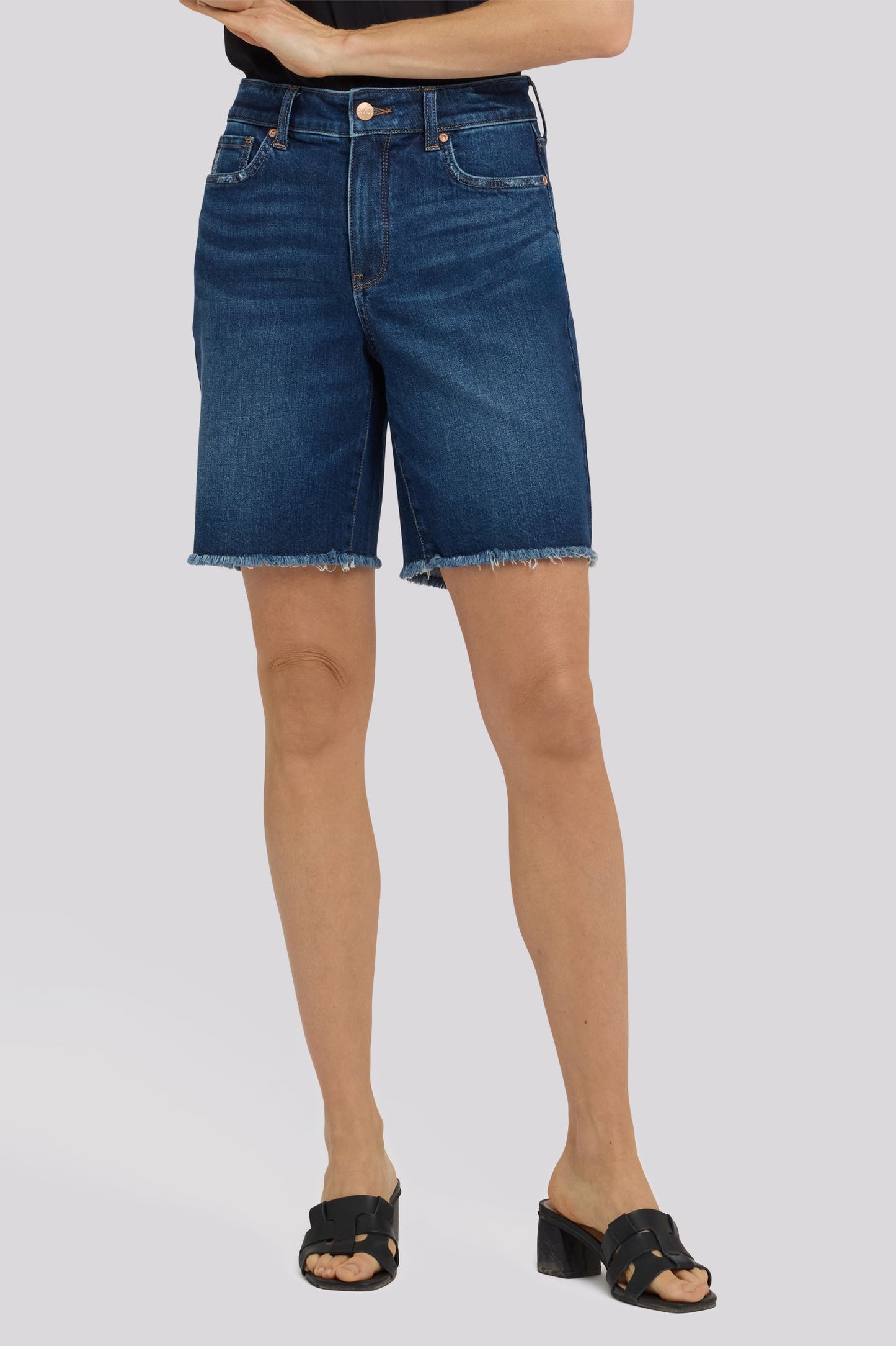 Erin Relaxed Denim Shorts - Sunset Villa