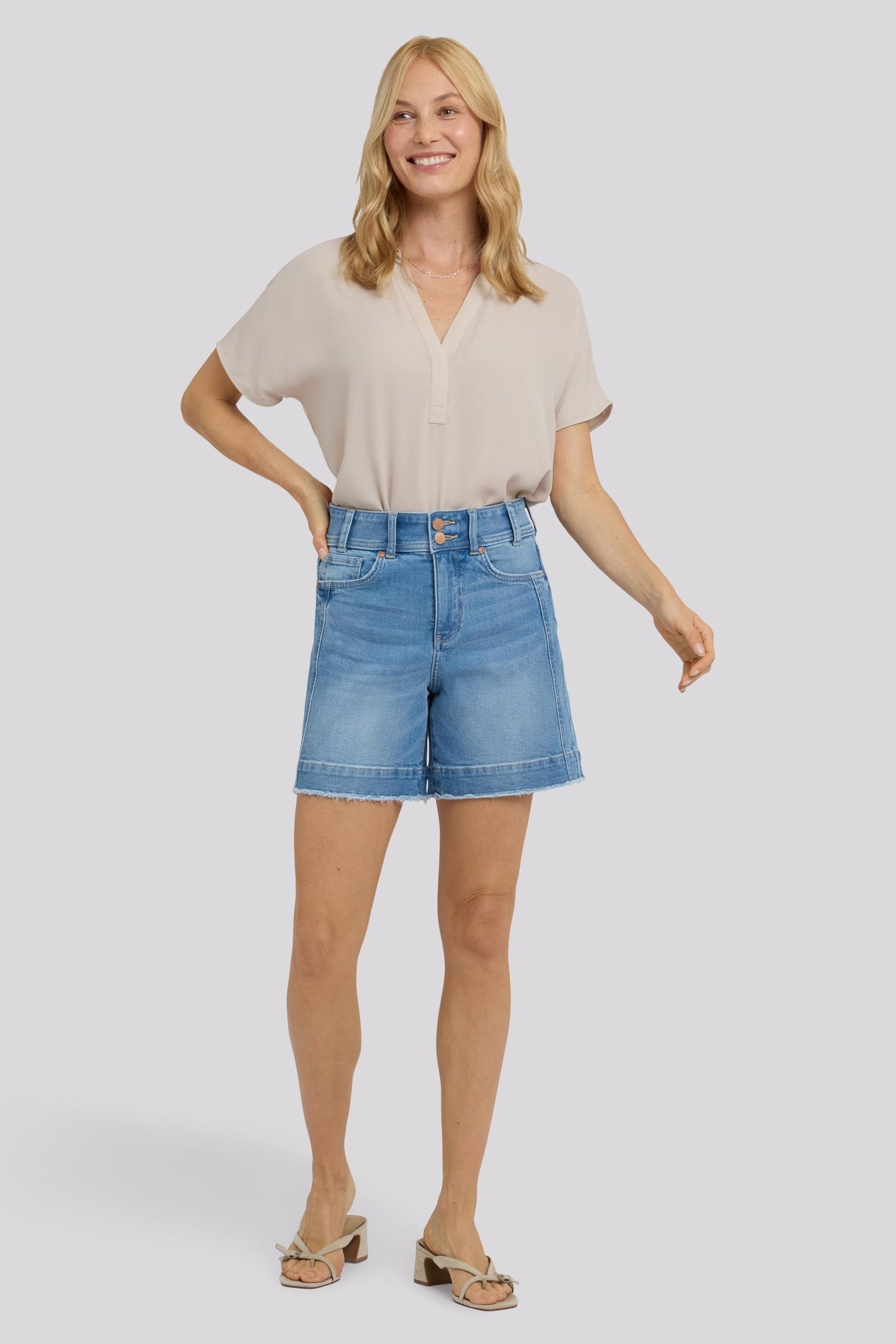 Berkyn Relaxed Denim Shorts - Vista Lakes