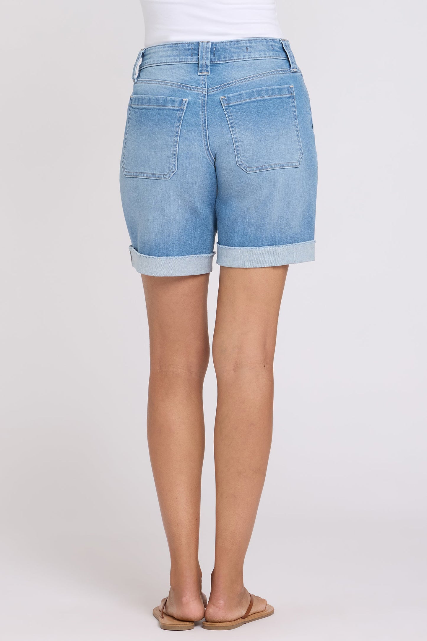 Diana Relaxed Denim Shorts - Distressed Vista Lakes