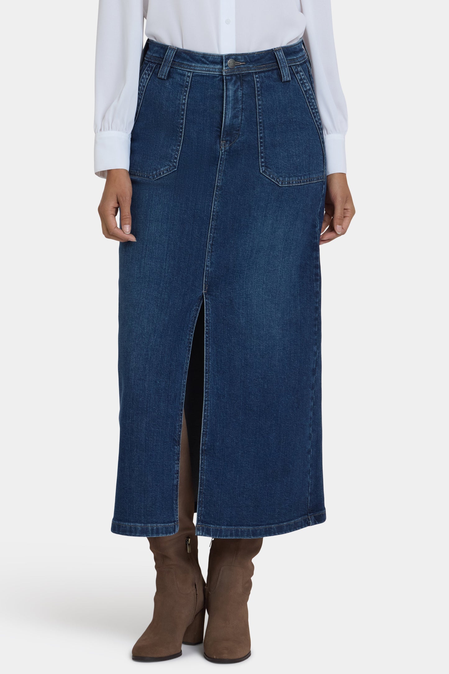 High Rise Long Skirt - Louvre Sapphire