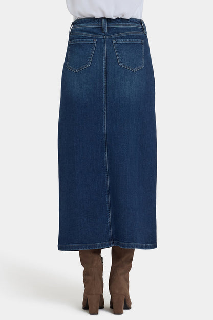 High Rise Long Skirt - Louvre Sapphire