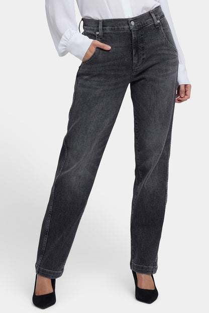 Brooke Loose Straight Jeans - Vintage Noir
