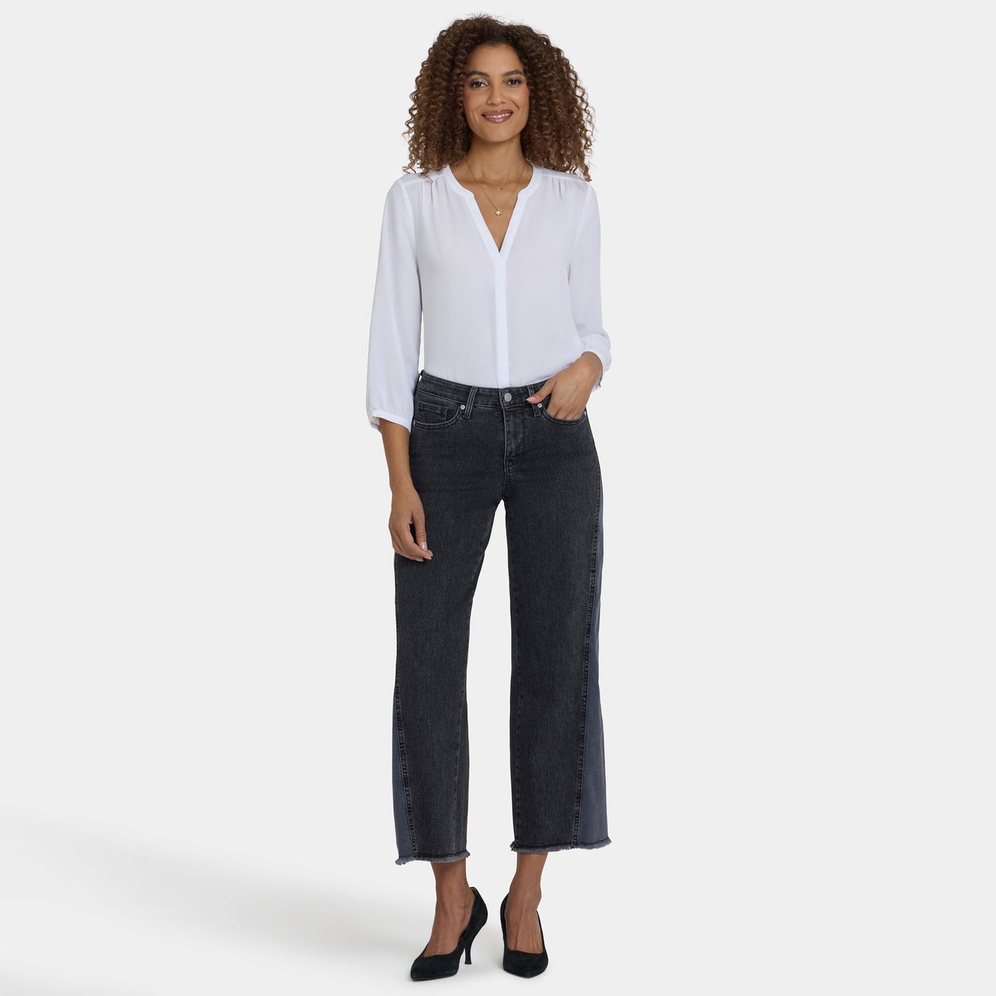Teresa Wide Leg Jeans - Street Shade