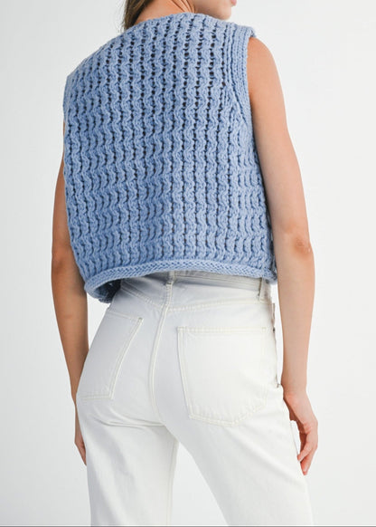 NORA CHUNKY KNIT VEST