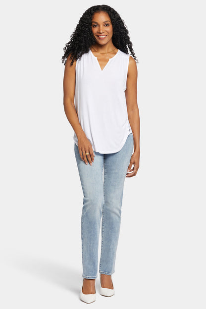 Sleeveless Perfect Tee - Optic White