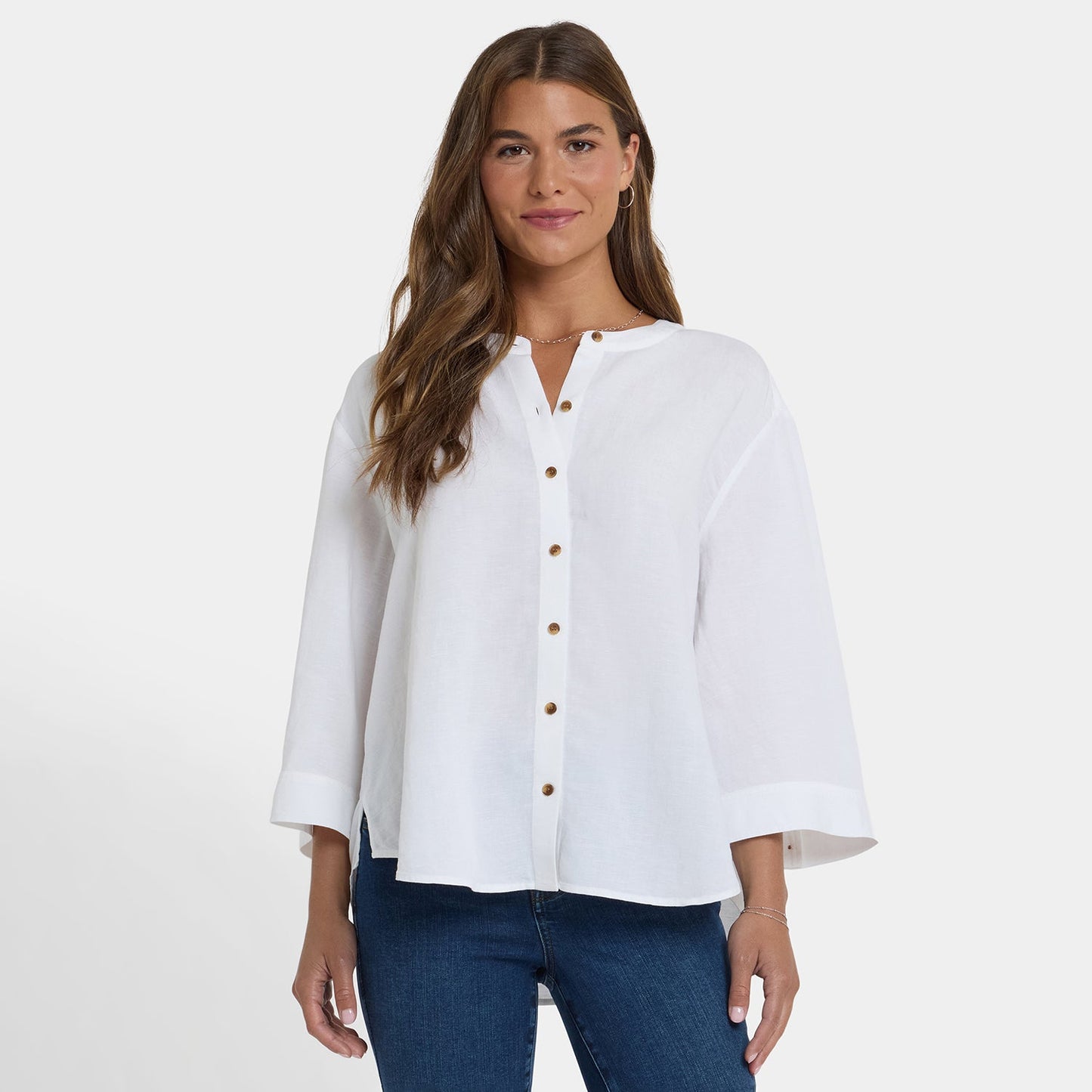 Maggie Oversize Blouse - Optic White