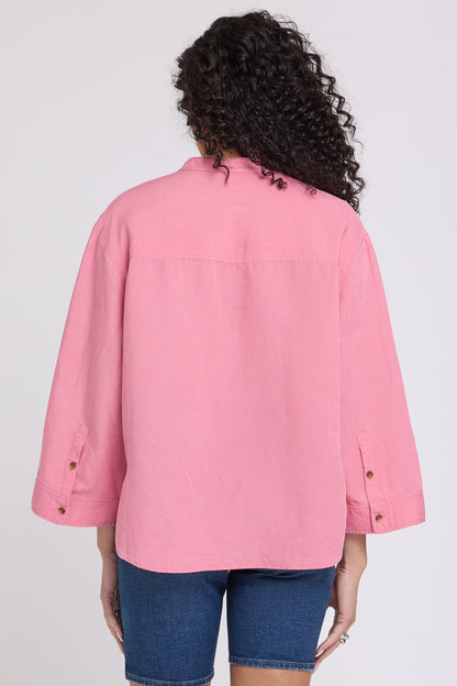Maggie Oversize Blouse - Desert Rose