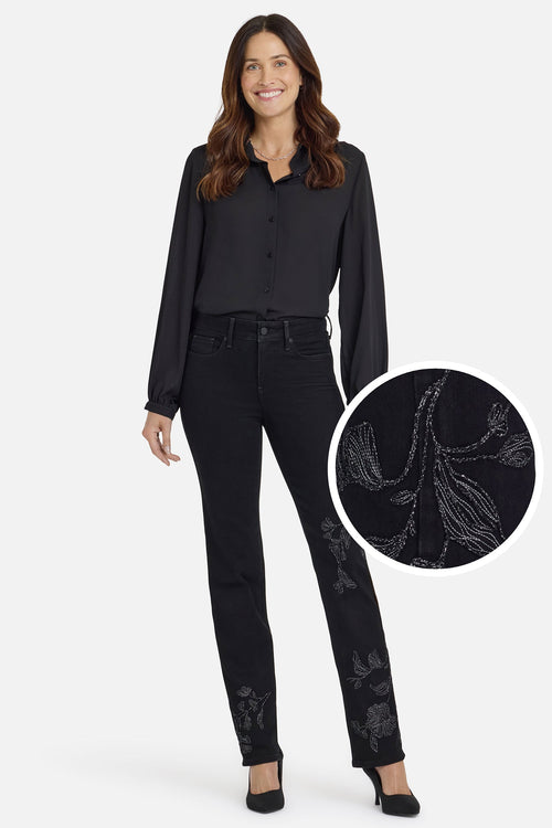 Marilyn Straight Jeans - Black Rinse