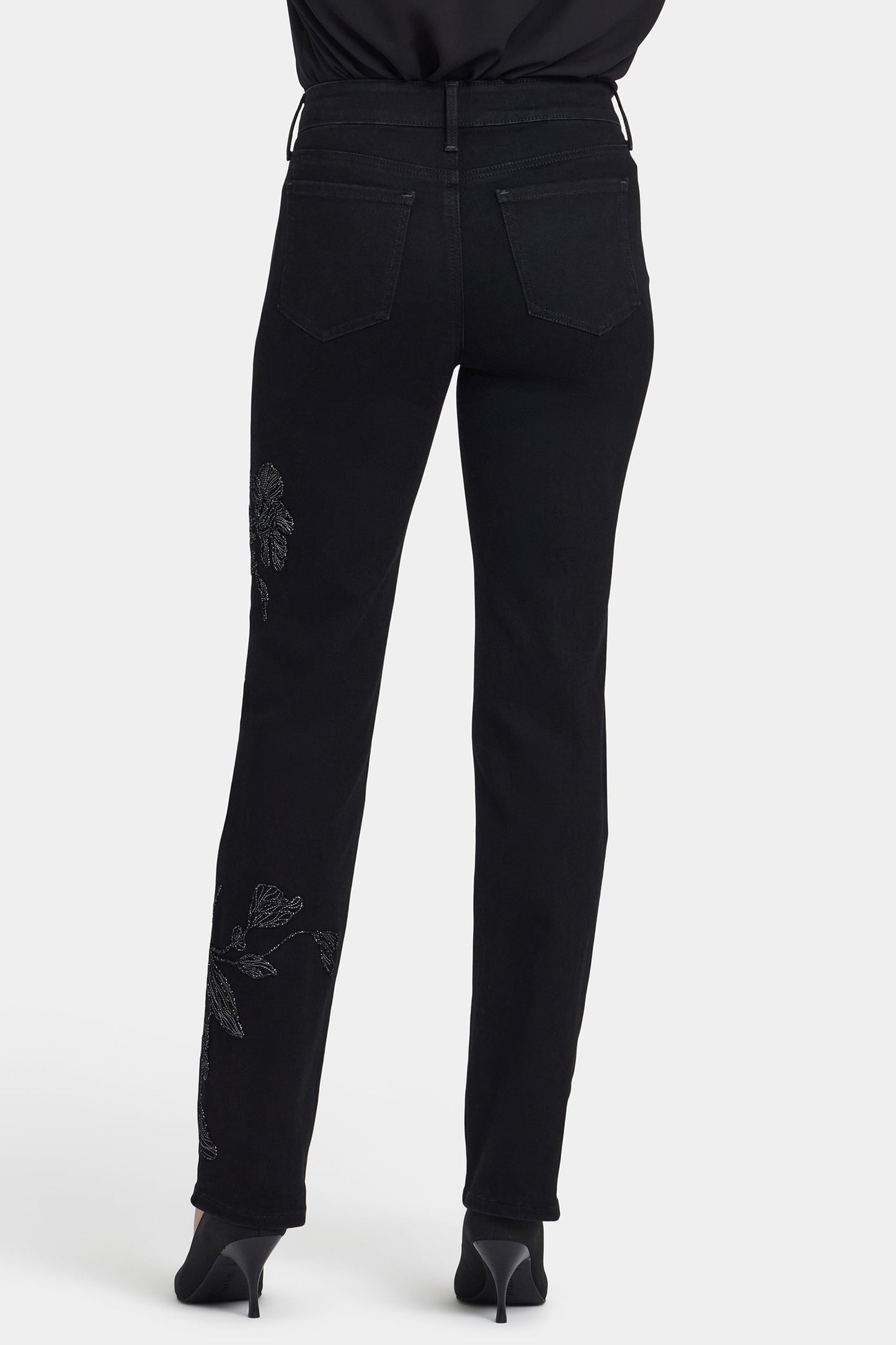 Marilyn Straight Jeans - Black Rinse