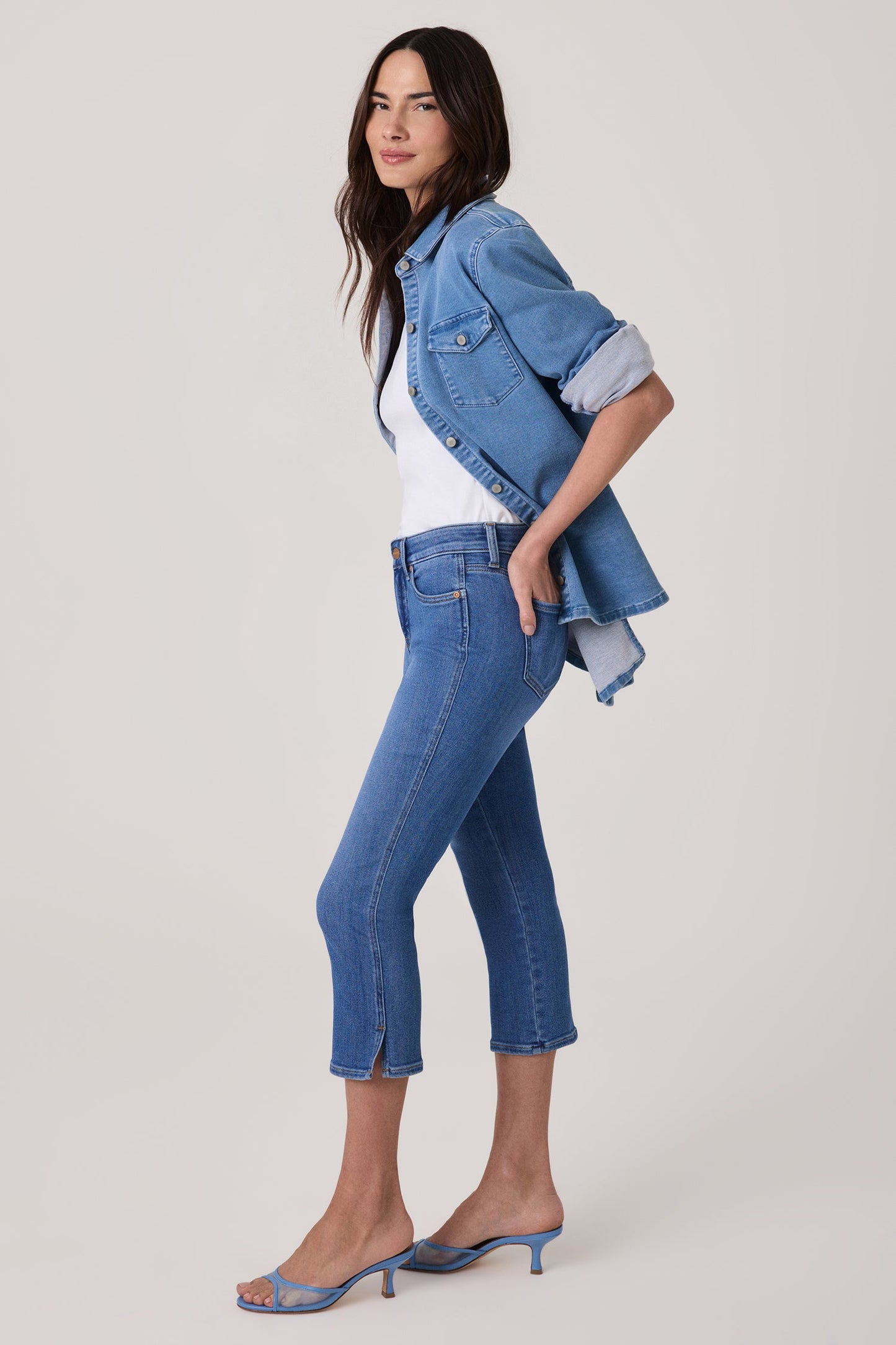 Chloe Capri Jeans - Blue Paradise