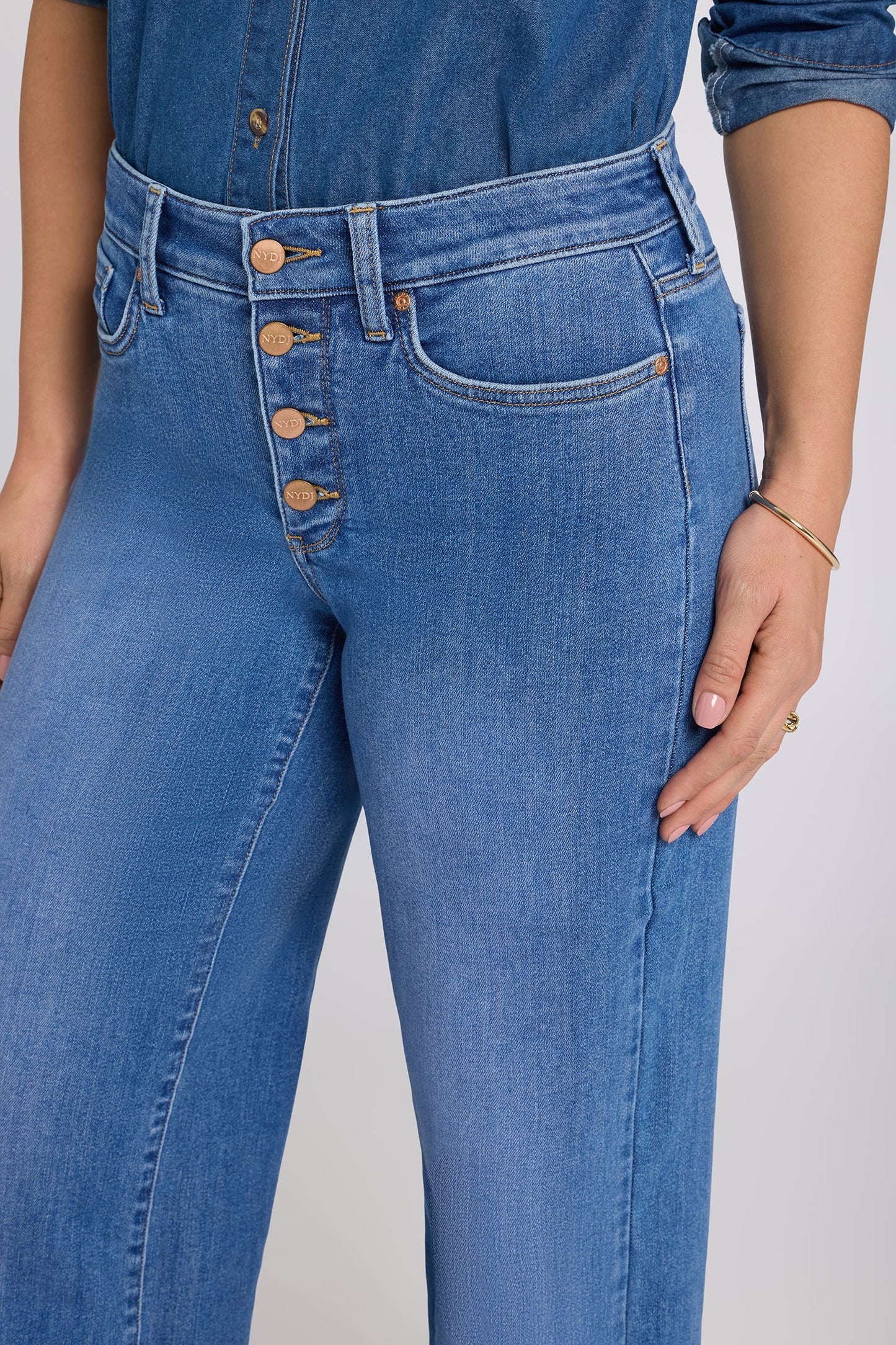 Teresa Wide Leg Jeans - Blue Paradise