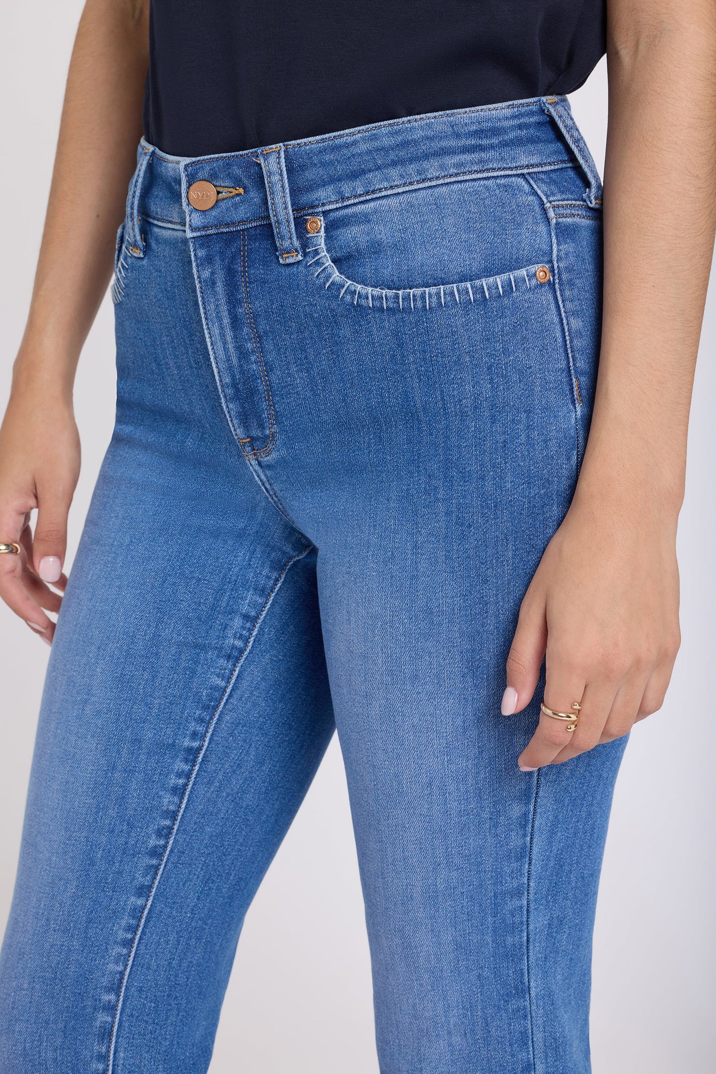 Marilyn Straight Ankle Jeans - Blue Paradise
