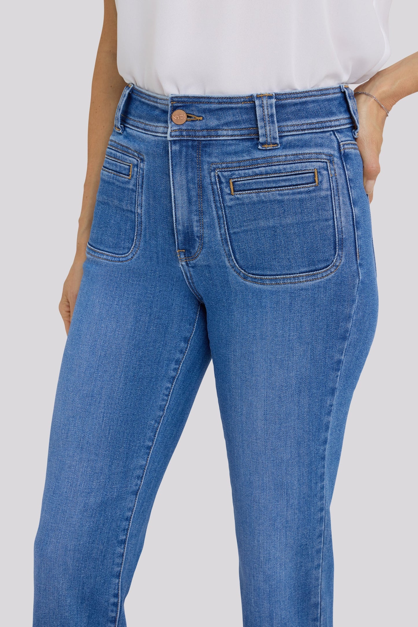Marilyn Straight Jeans - Blue Paradise