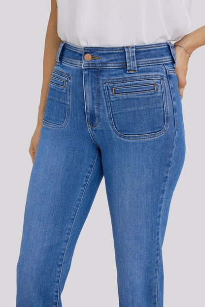 Marilyn Straight Jeans - Blue Paradise