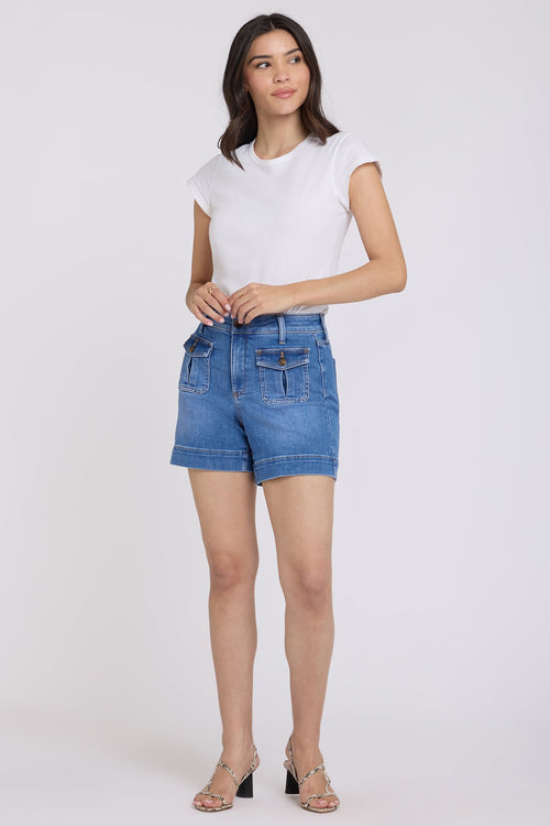 Berkyn Relaxed Denim Shorts - Blue Paradise