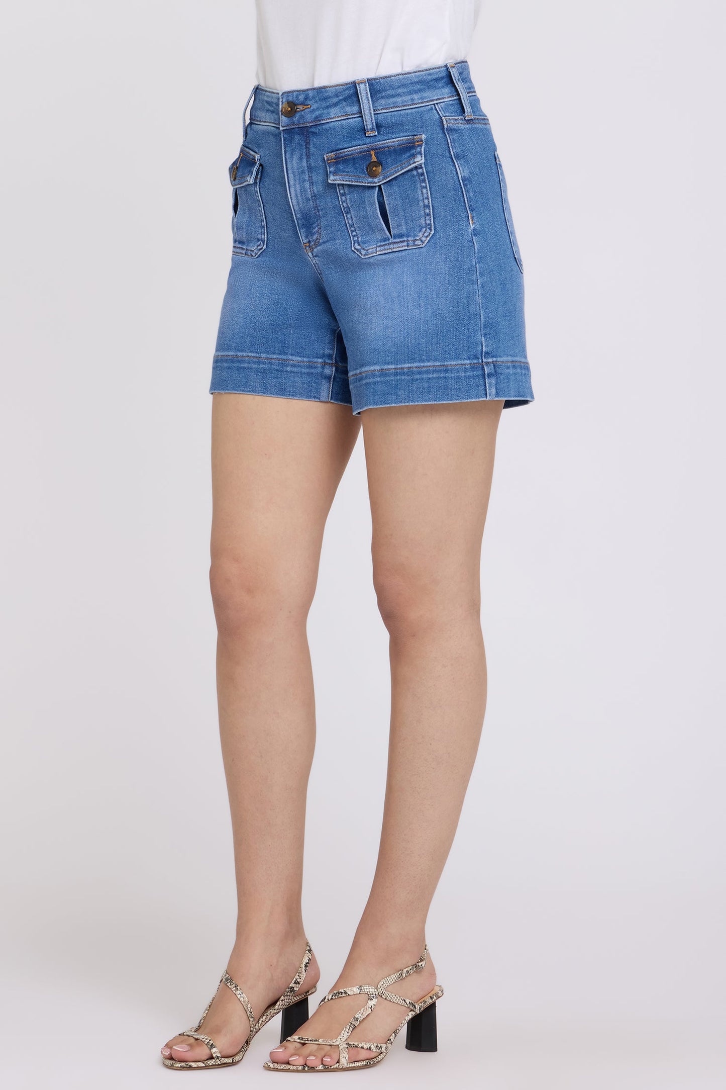 Berkyn Relaxed Denim Shorts - Blue Paradise