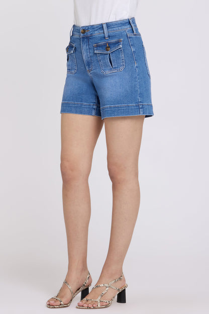 Berkyn Relaxed Denim Shorts - Blue Paradise
