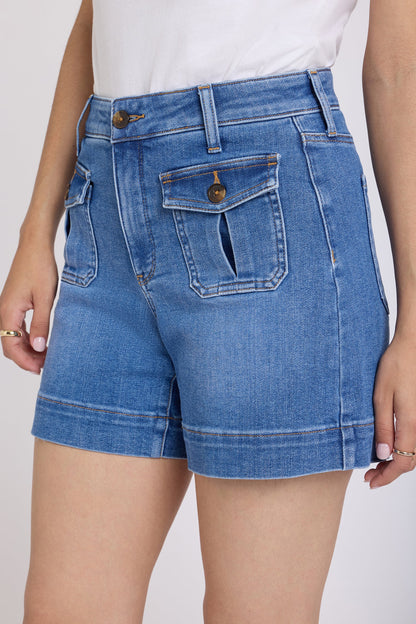 Berkyn Relaxed Denim Shorts - Blue Paradise