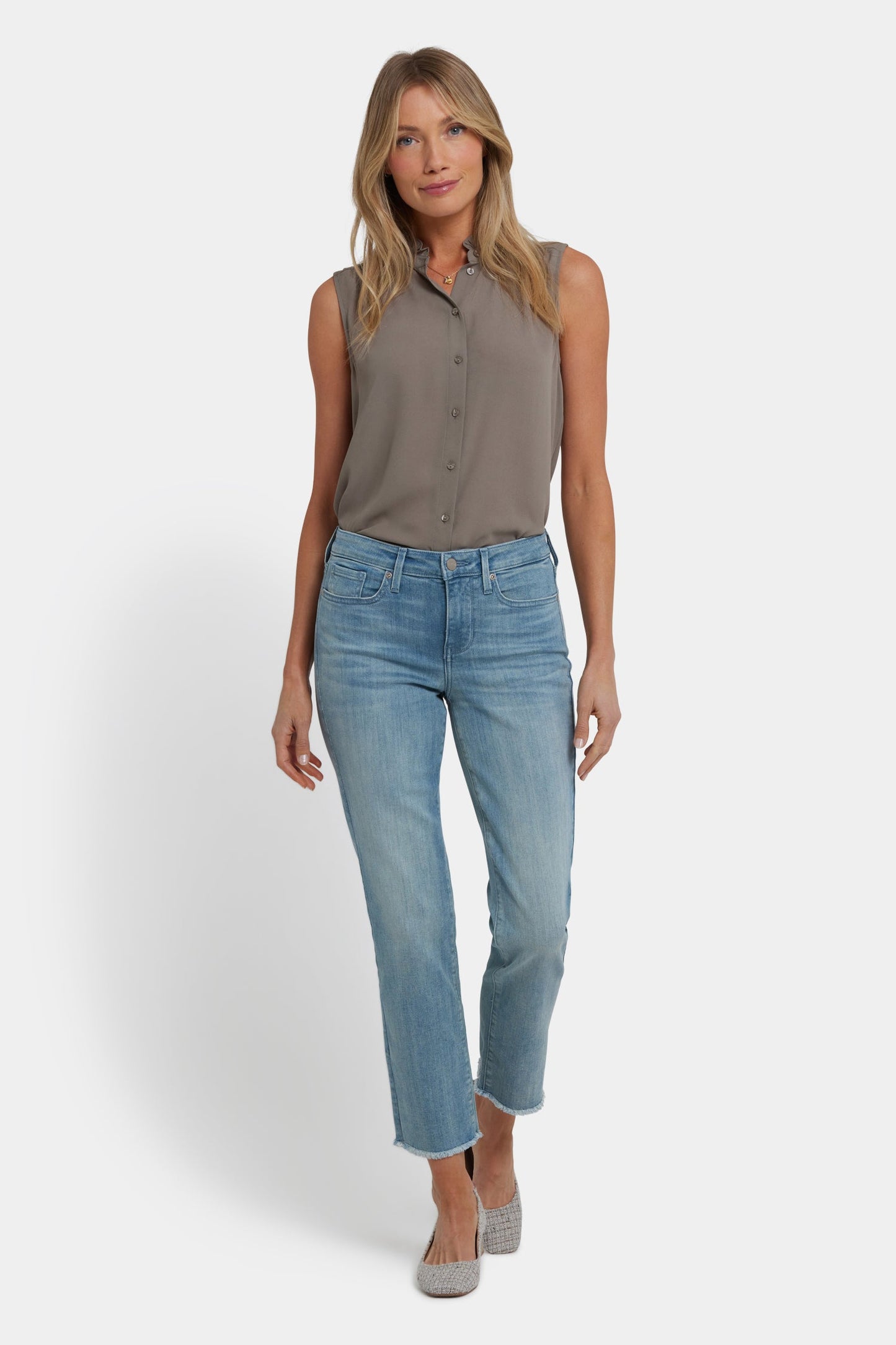 Sheri Slim Ankle Jeans - Light Paradise