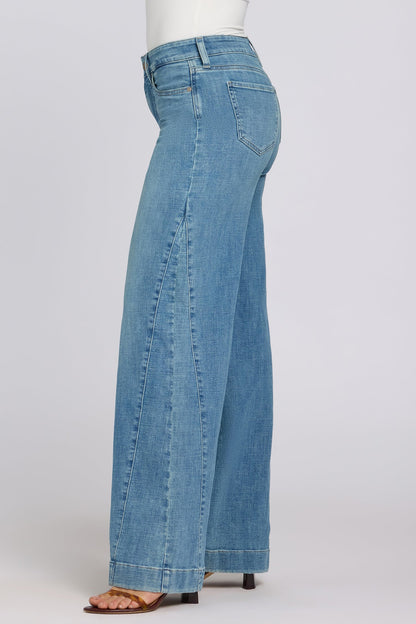 Teresa Wide Leg Jeans - Dawn Rock