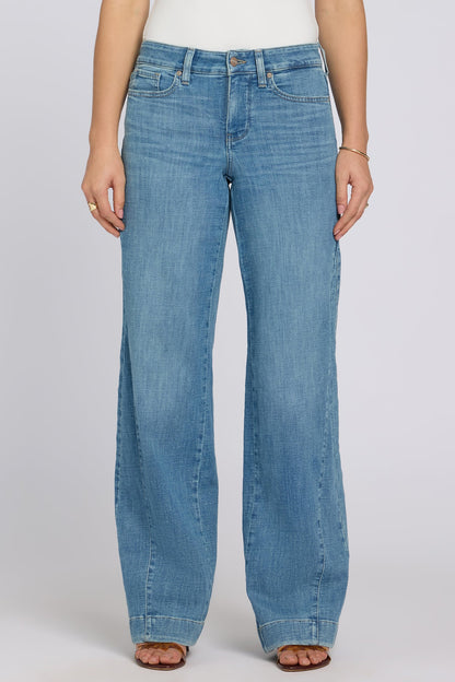 Teresa Wide Leg Jeans - Dawn Rock