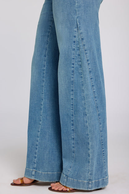 Teresa Wide Leg Jeans - Dawn Rock