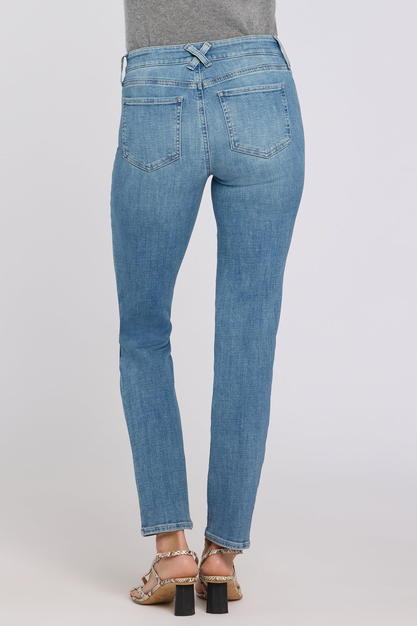 Sheri Slim Straight Jeans - Dawn Rock