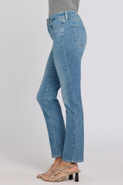 Sheri Slim Straight Jeans - Dawn Rock