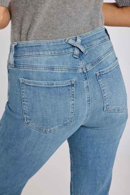 Sheri Slim Straight Jeans - Dawn Rock
